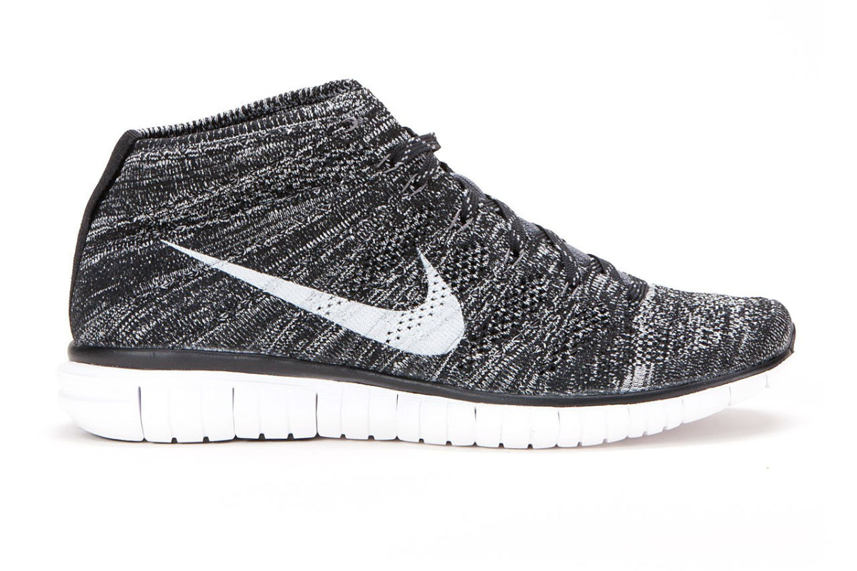 Nike Free Flyknit Chukka Black/Pure Platinum