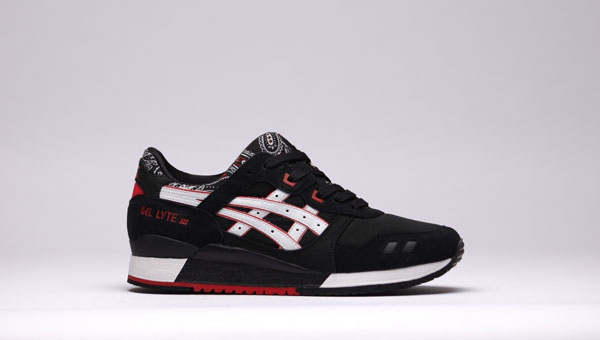 Asics Gel Lyte III Black / White ‘Paisley’