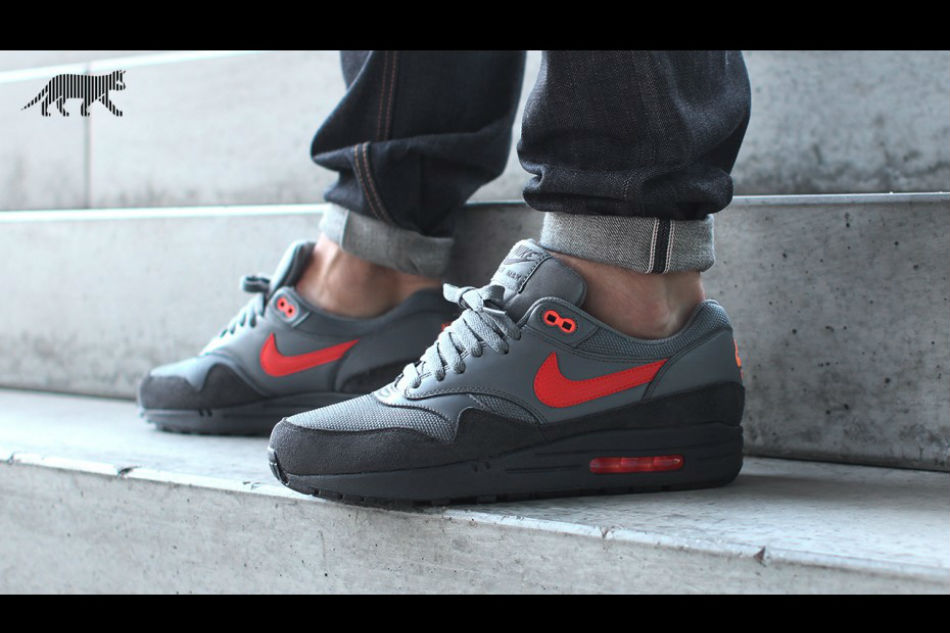 Nike Air Max 1 FB Anthracite/Team Orange