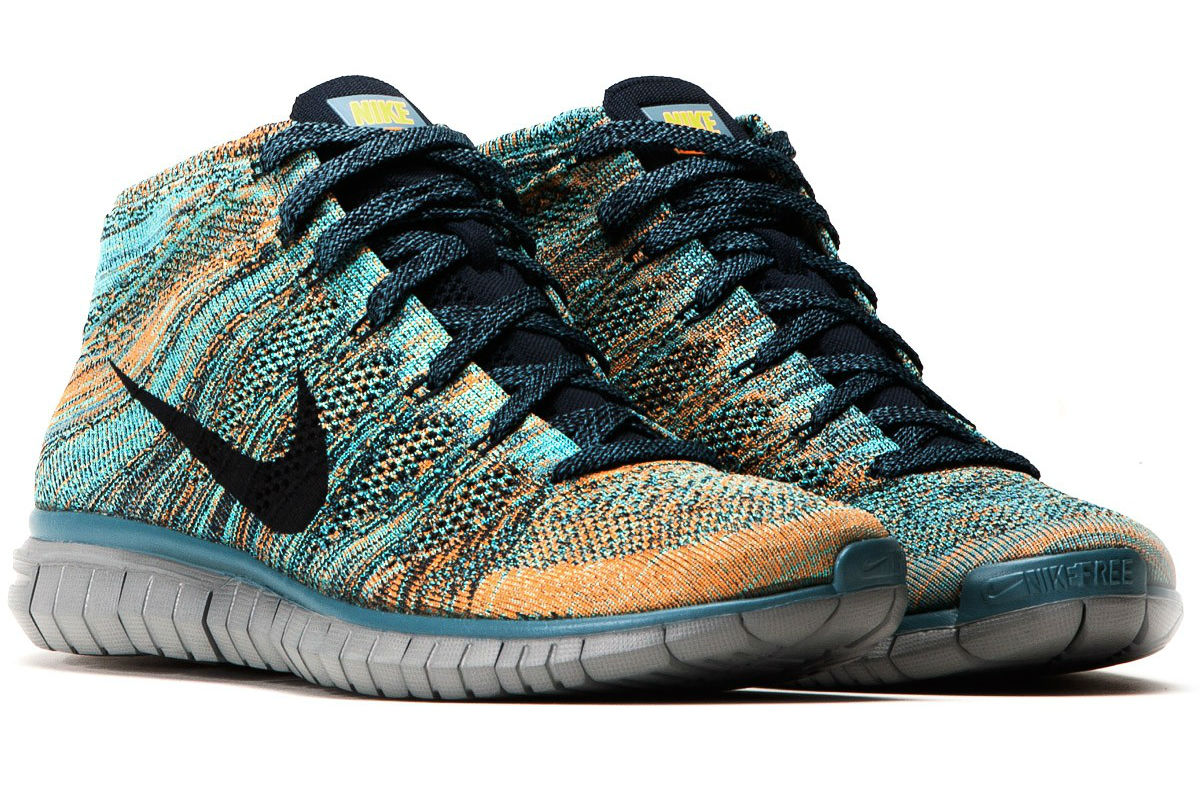 Nike Free Flyknit Chukka Mineral Teal/Dark Obsidian | Cult Edge