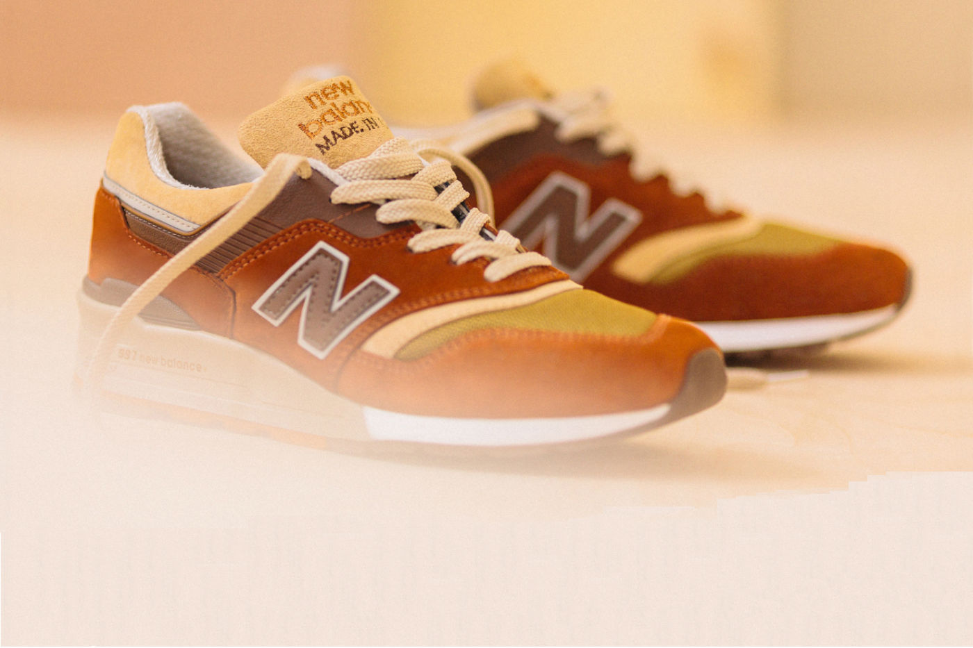 J Crew x New Balance 997 "Butterscotch"