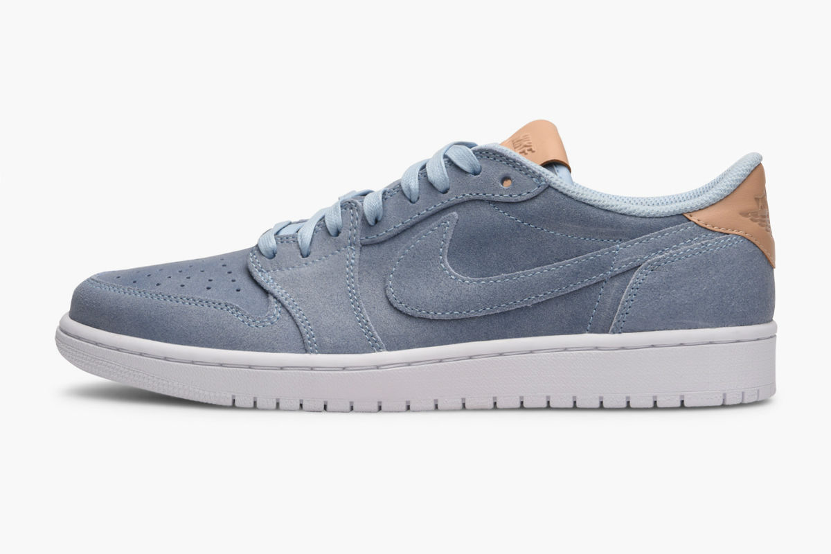 Air Jordan 1 Retro Low OG Premium Ice Blue/Vachetta Tan