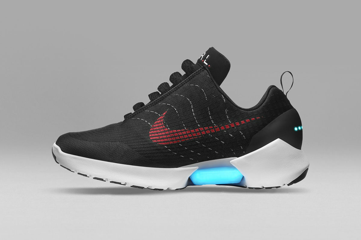 nike hyperadapt 1.0 black white red lagoon