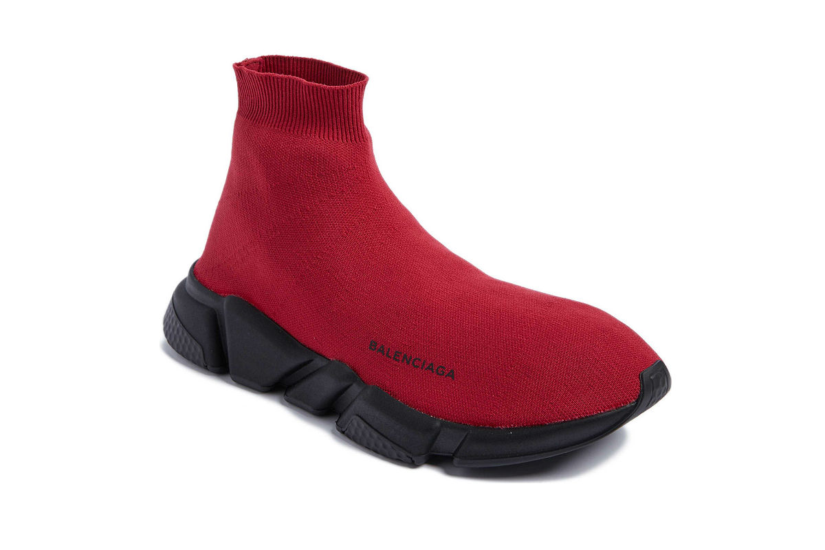 balenciaga high slip on bordeaux