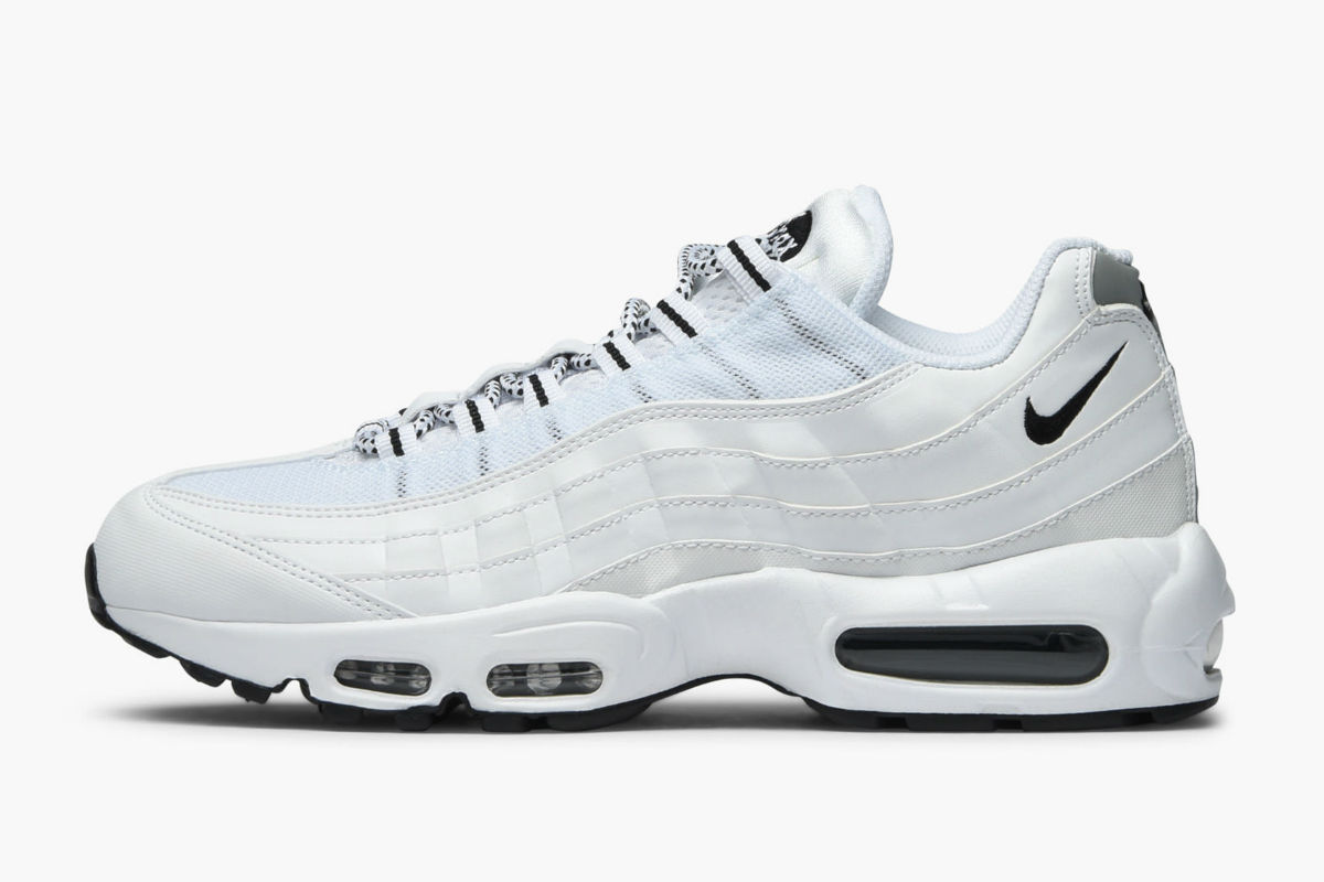 Nike Air Max 95 Triple White/Nike Air Max 95 White/Black/All White