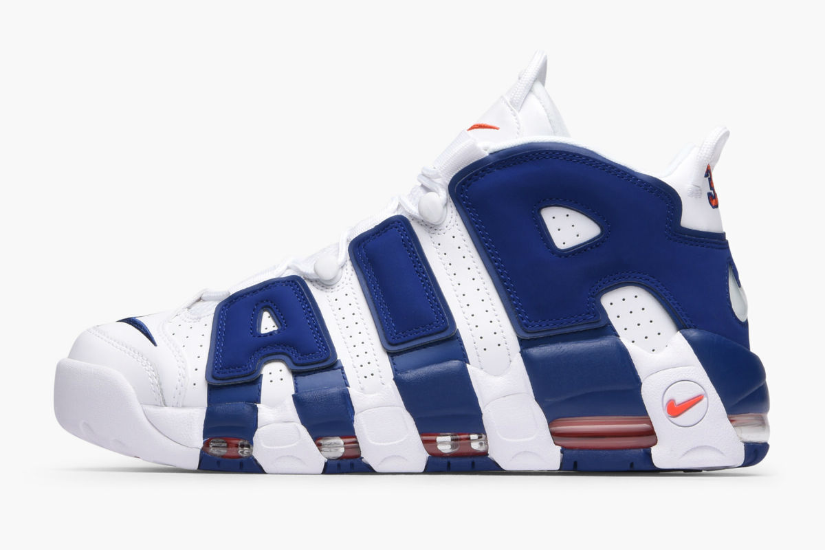 nike air more uptempo 96 white deep royal blue team orange 921948-101