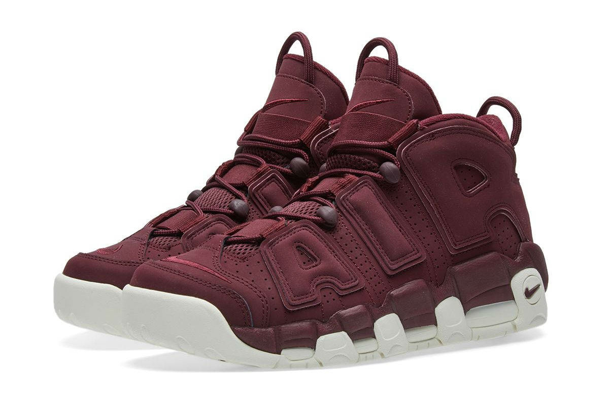 nike air more uptempo bordeaux