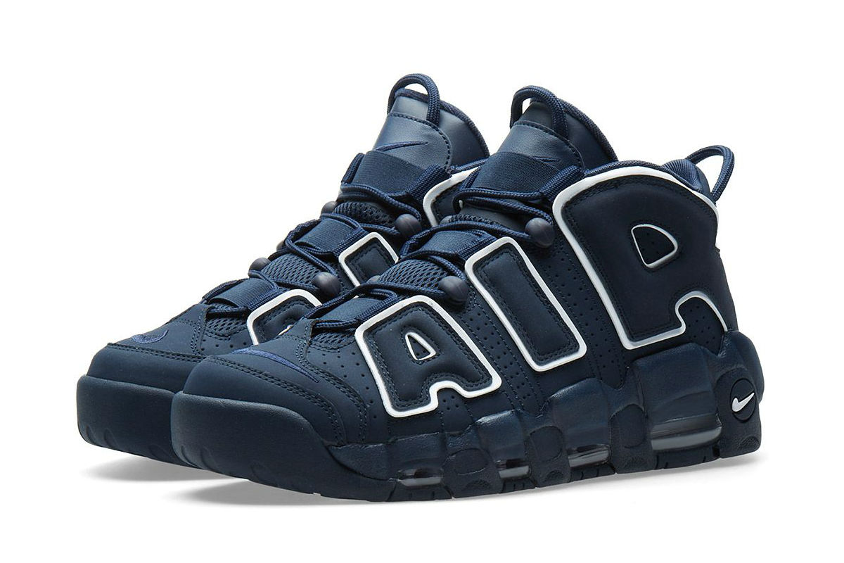 NIKE AIR MORE UPTEMPO 96 OBSIDIAN, WHITE & GUM