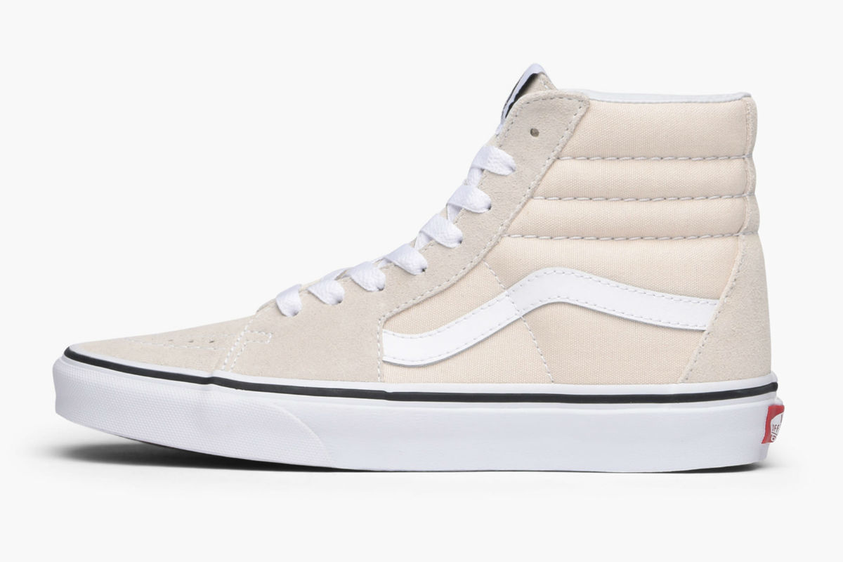 vans sk8 hi all white