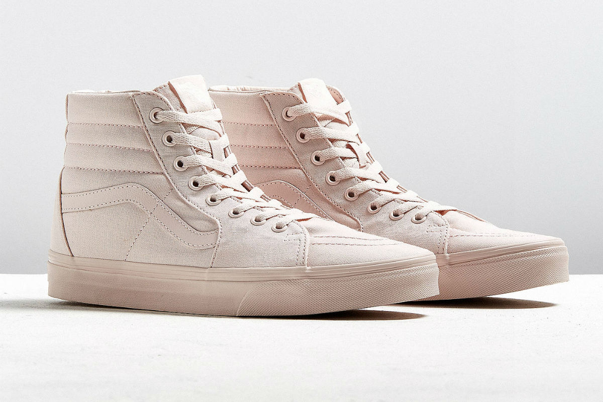 vans sk8 hi all white