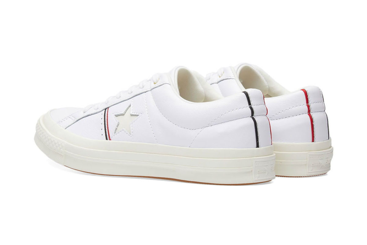 converse one star ox leather white