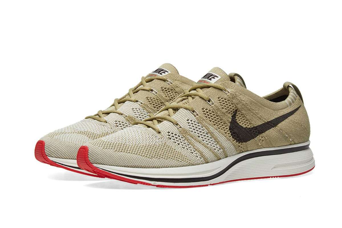 nike flyknit trainer olive brown sail