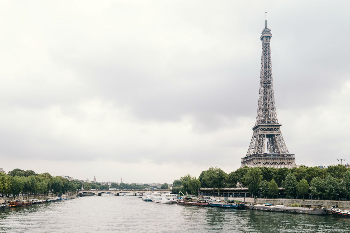 paris france eiffel tower view